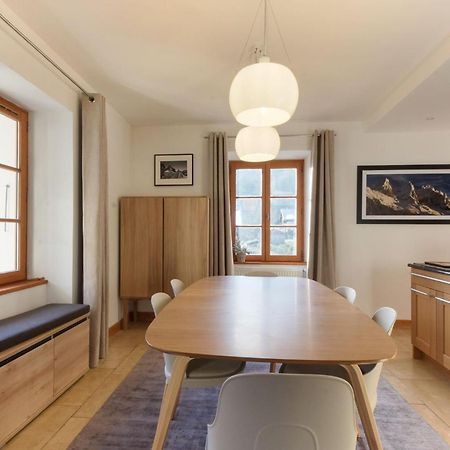 Les Alpins - Centre De Chamonix - Renove Avec Jardin Et Vue Imprenable Sur Le Montblanc Apartment Екстериор снимка