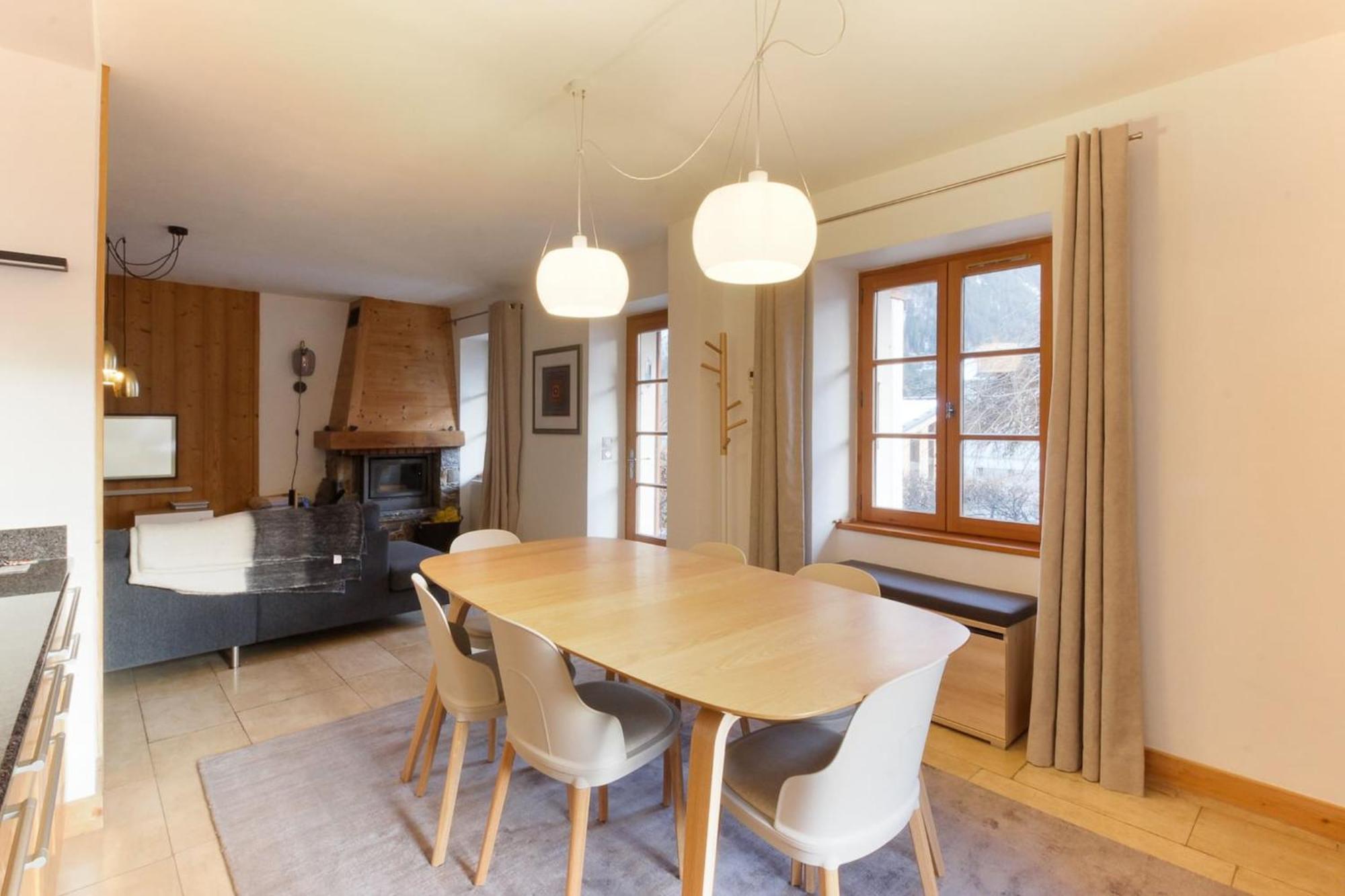 Les Alpins - Centre De Chamonix - Renove Avec Jardin Et Vue Imprenable Sur Le Montblanc Apartment Екстериор снимка
