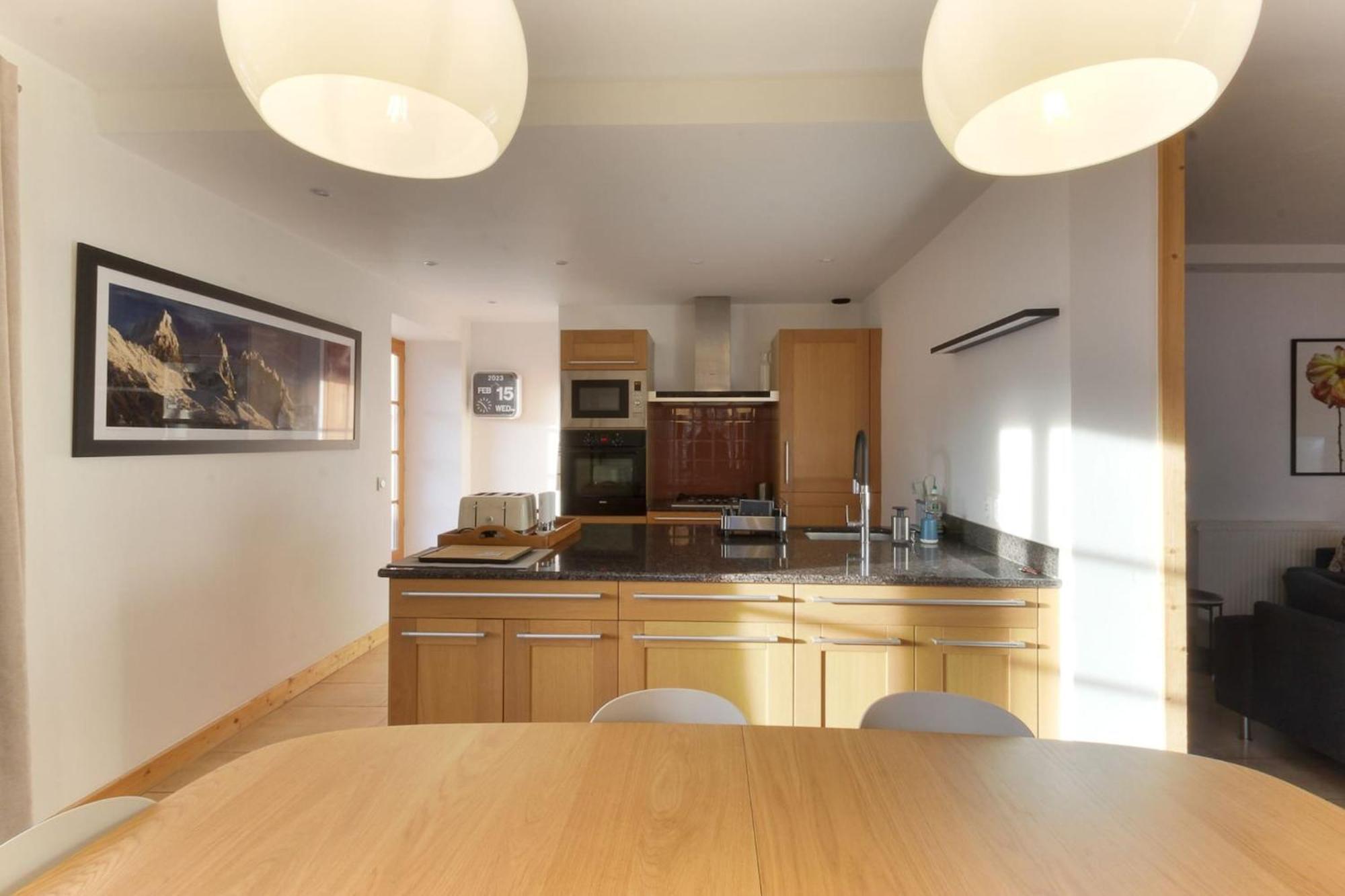 Les Alpins - Centre De Chamonix - Renove Avec Jardin Et Vue Imprenable Sur Le Montblanc Apartment Екстериор снимка